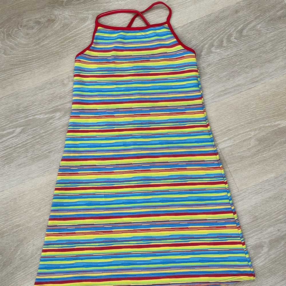 Talbots Multicolor Striped Fabric
